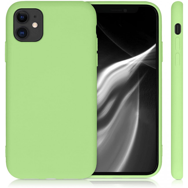 KW iPhone 11 Θήκη Σιλικόνης Rubberized TPU - Tomatillo - 50791.214