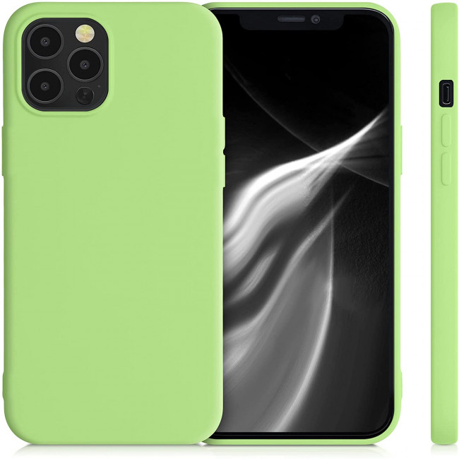 KW iPhone 12 Pro Max Θήκη Σιλικόνης Rubberized TPU - Tomatillo - 52714.214