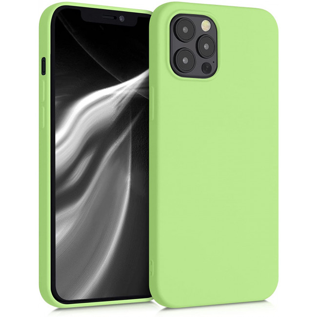 KW iPhone 12 Pro Max Θήκη Σιλικόνης Rubberized TPU - Tomatillo - 52714.214