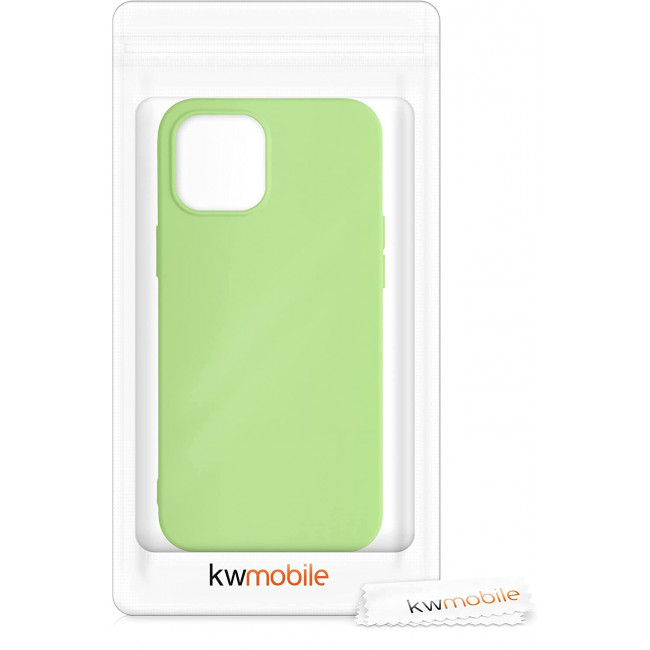 KW iPhone 12 Pro Max Θήκη Σιλικόνης Rubberized TPU - Tomatillo - 52714.214