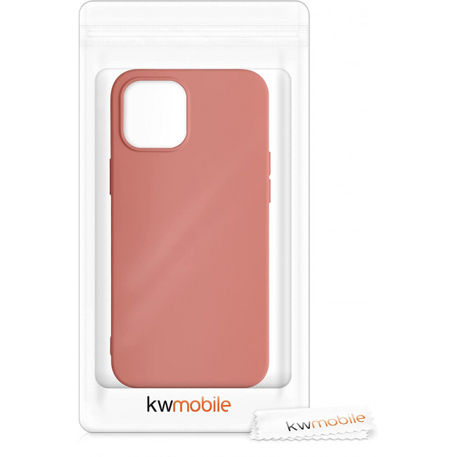 KW iPhone 12 Pro Max Θήκη Σιλικόνης Rubberized TPU - Blush Beauty - 52714.215