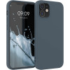 KW iPhone 12 / iPhone 12 Pro Θήκη Σιλικόνης TPU - Slate Grey - 53938.202