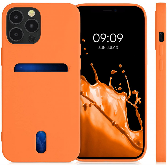 KW iPhone 12 Pro Max Θήκη Σιλικόνης TPU - Cosmic Orange - 54514.150