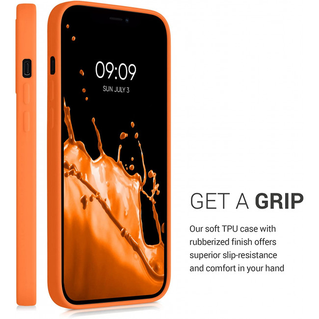 KW iPhone 12 Pro Max Θήκη Σιλικόνης TPU - Cosmic Orange - 54514.150