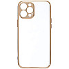 Joyroom iPhone 12 Pro Max Beauty Series TPU Case Λεπτή Θήκη Σιλικόνης - Διάφανη / Gold