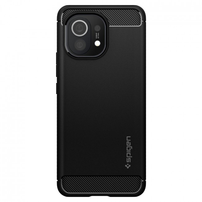 Spigen Xiaomi Mi 11 Θήκη TPU Rugged Armor - Matte Black