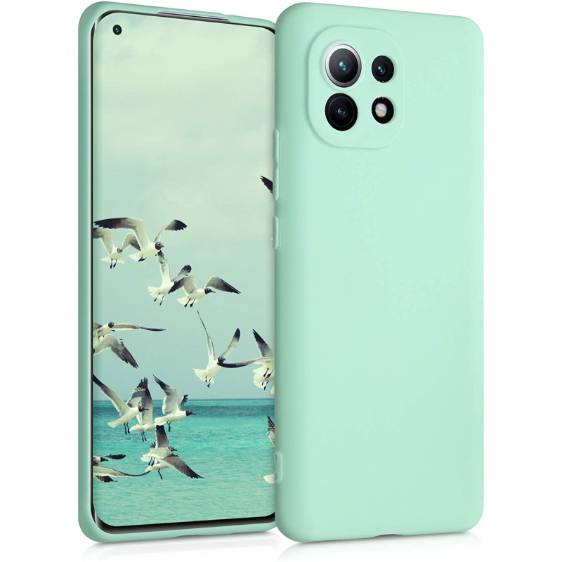 KW Xiaomi Mi 11 Θήκη Σιλικόνης TPU - Mint Green Matte - 54188.50