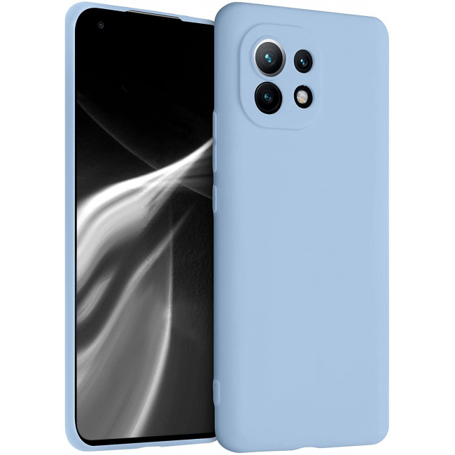 KW Xiaomi Mi 11 Θήκη Σιλικόνης TPU - Light Blue Matte - 54188.58