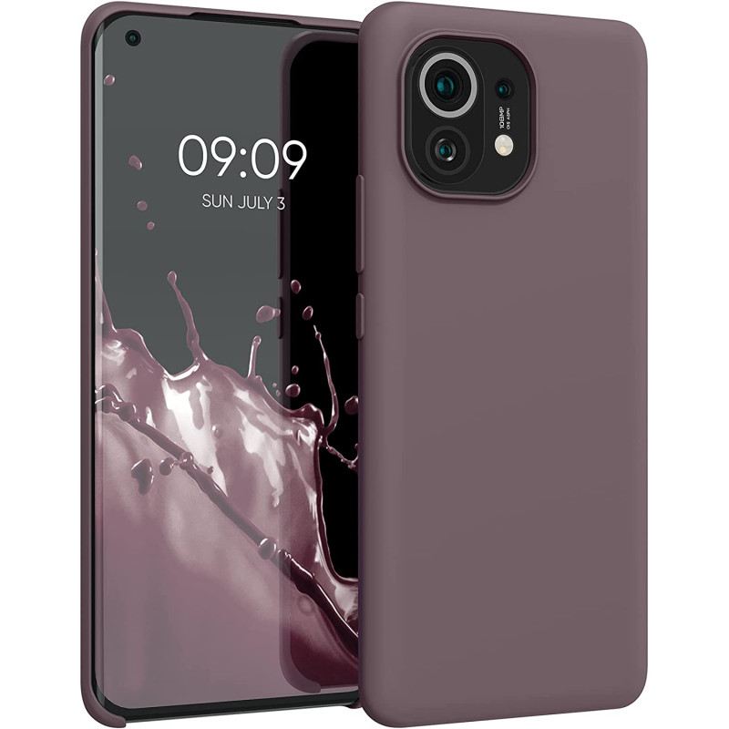 KW Xiaomi Mi 11 Θήκη Σιλικόνης Rubber TPU - Grape - 54379.181