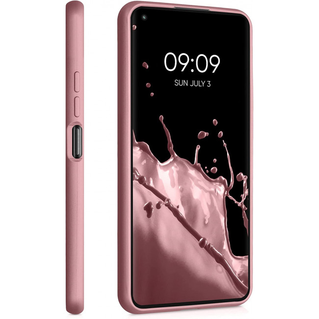 KW Xiaomi Mi 11 Lite / Mi 11 Lite 5G Θήκη Σιλικόνης TPU - Metallic Rose Gold - 54727.31