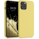 KW iPhone 12 Pro Max Θήκη Σιλικόνης Rubberized TPU - Mellow Yellow - 52714.216