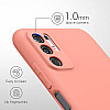 KW Xiaomi Redmi Note 10 5G Θήκη Σιλικόνης TPU - Matte Coral - 54947.56