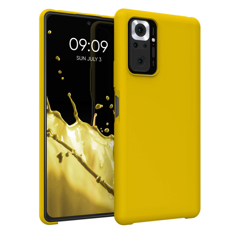 KW Xiaomi Redmi Note 10 Pro Θήκη Σιλικόνης Rubber TPU - Honey Yellow - 54553.143