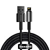 Baseus Tungsten Gold Cable Lightning 2.4A - Καλώδιο Δεδομένων και Φόρτισης Lightning 2M για iPhone - Black - CALWJ-A01