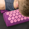 Navaris 2-in-1 Acupressure Mat and Pillow Set Σετ 2 σε 1 Χαλάκι και Μαξιλάρι Μασάζ - Purple - 43899.26.01