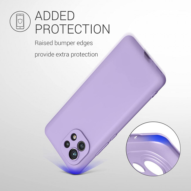 KW Xiaomi Mi 11 Θήκη Σιλικόνης TPU - Violet Purple - 54188.222