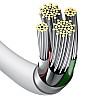 Baseus Superior Series Cable Lightning 2.4A - Καλώδιο Δεδομένων και Φόρτισης Lightning 1M - White - CALYS-A02