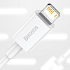 Baseus Superior Series Cable Lightning 2.4A - Καλώδιο Δεδομένων και Φόρτισης Lightning 1M - White - CALYS-A02