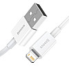 Baseus Superior Series Cable Lightning 2.4A - Καλώδιο Δεδομένων και Φόρτισης Lightning 1M - White - CALYS-A02