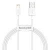 Baseus Superior Series Cable Lightning 2.4A - Καλώδιο Δεδομένων και Φόρτισης Lightning 1M - White - CALYS-A02