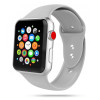 Tech-Protect Λουράκι Apple Watch 4 / 5 / 6 / 7 / 8 / 9 / SE / ULTRA 1 / ULTRA 2 - 42 / 44 / 45 / 49 mm IconBand Λαστιχένιο - Grey