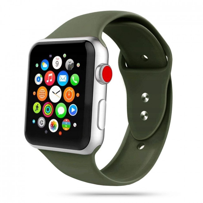 Tech-Protect Λουράκι Apple Watch 4 / 5 / 6 / 7 / 8 / 9 / SE / ULTRA 1 / ULTRA 2 - 42 / 44 / 45 / 49 mm IconBand Λαστιχένιο - Green