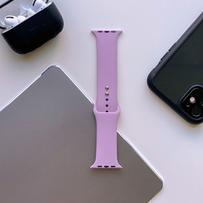 Tech-Protect Λουράκι Apple Watch 2 / 3 / 4 / 5 / 6 / 7 / 8 / 9 / SE - 38 / 40 / 41 mm IconBand Λαστιχένιο - Violet