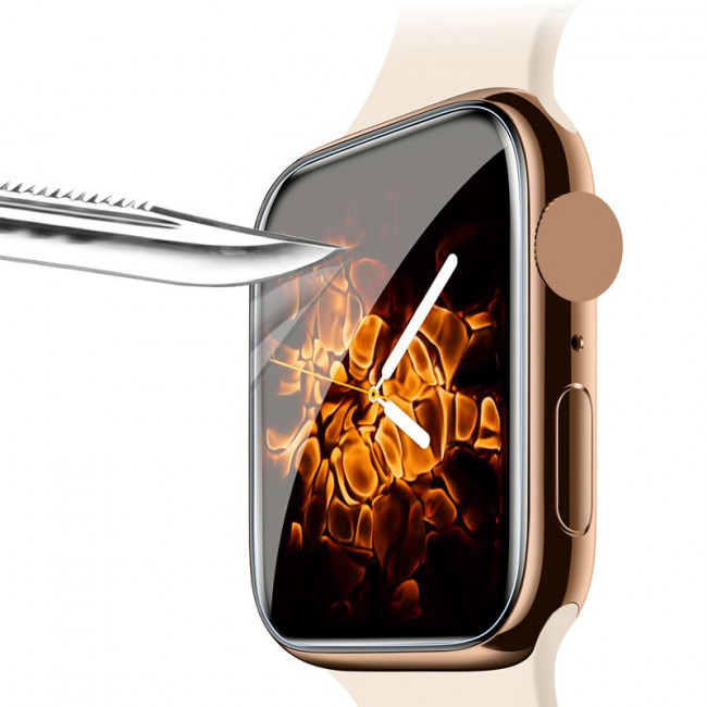 Mocolo Προστασία Οθόνης Apple Watch 4 / 5 / 6 / SE / SE 2 UV Glass 40mm - 9H Αντιχαρακτικό Γυαλί Οθόνης - Clear