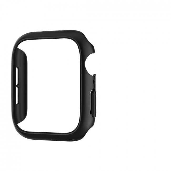 Spigen Θήκη Apple Watch 4 / 5 / 6 / SE / SE 2 44mm Thin Fit - Black