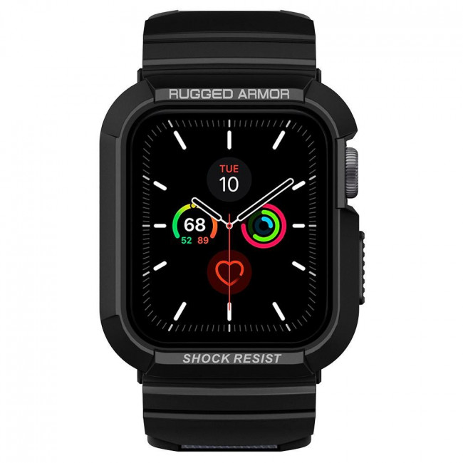 Spigen Λουράκι Apple Watch 4 / 5 / 6 / SE / SE 2 40mm Rugged Armor Pro - Black