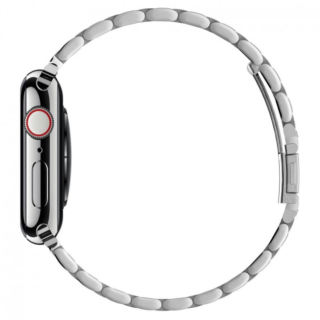 Spigen Λουράκι Apple Watch 4 / 5 / 6 / 7 / 8 / 9 / 10 / SE / ULTRA 1 / ULTRA 2 - 44 / 45 / 46 / 49 mm Modern Fit- Silver