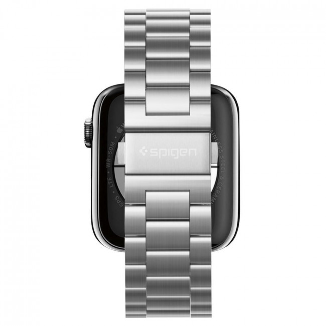 Spigen Λουράκι Apple Watch 4 / 5 / 6 / 7 / 8 / 9 / 10 / SE / ULTRA 1 / ULTRA 2 - 44 / 45 / 46 / 49 mm Modern Fit- Silver