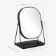 Navaris Free Standing Makeup Mirror - Καθρέπτης Μακιγιάζ - Black - 49361.01