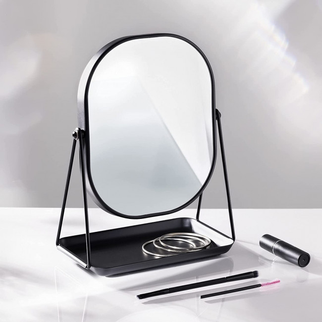 Navaris Free Standing Makeup Mirror - Καθρέπτης Μακιγιάζ - Black - 49361.01