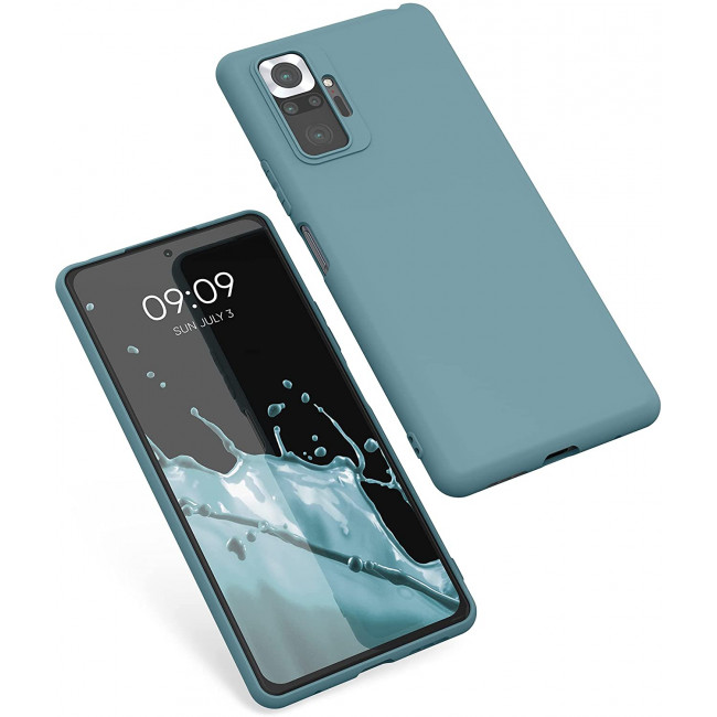 KW Xiaomi Redmi Note 10 Pro Θήκη Σιλικόνης TPU - Arctic Blue - 54551.207