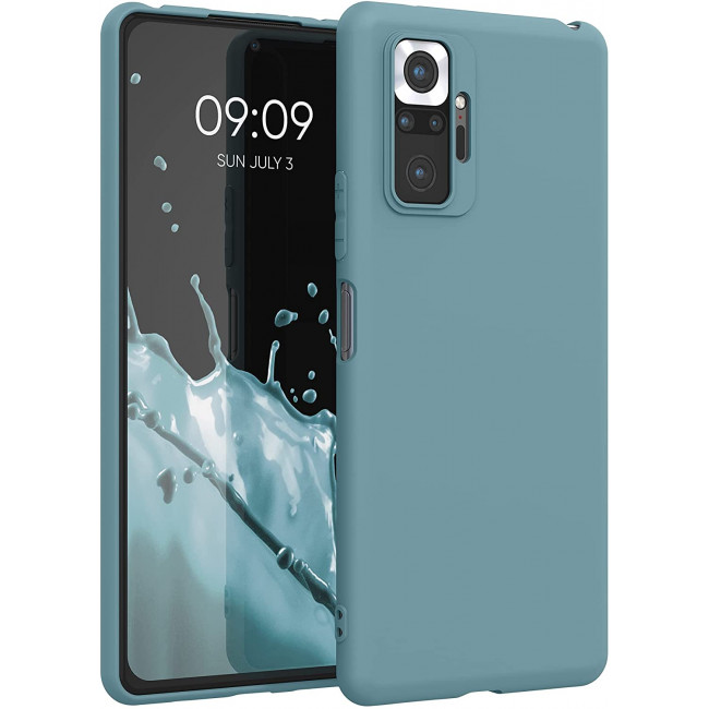 KW Xiaomi Redmi Note 10 Pro Θήκη Σιλικόνης TPU - Arctic Blue - 54551.207