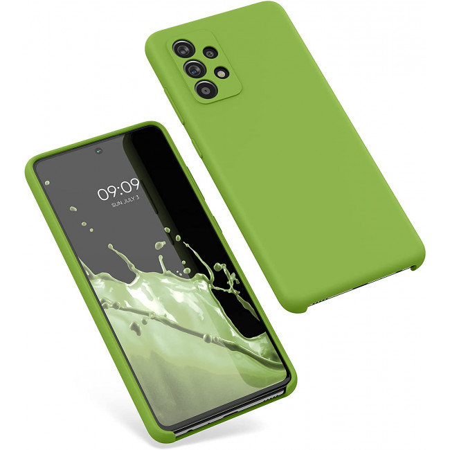 KW Samsung Galaxy A52 / A52 5G / A52s 5G Θήκη Σιλικόνης Rubber TPU - Green Pepper - 54347.220