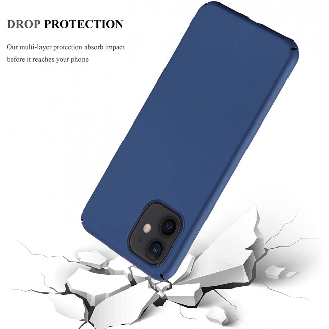 Cadorabo iPhone 12 Pro Max Ματ Σκληρή Θήκη - Metallic Blue