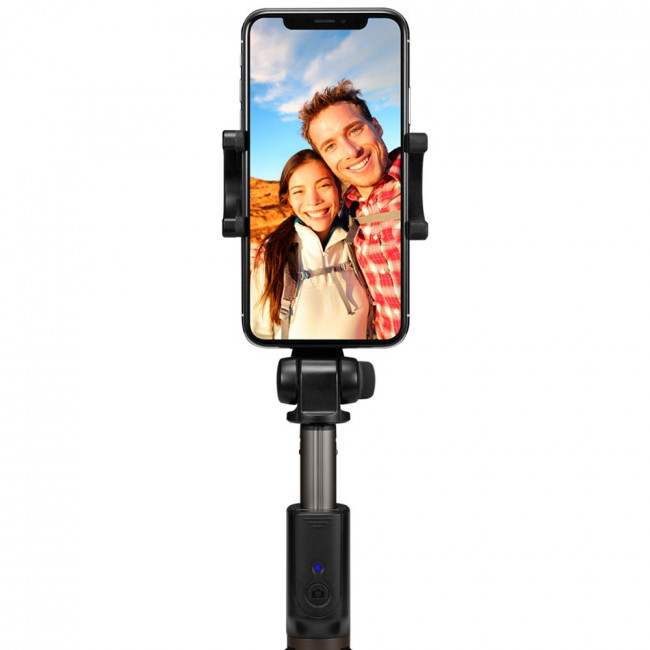 Spigen S540W Selfie Stick Τρίποδο με Bluetooth Τηλεχειριστήριο - Black