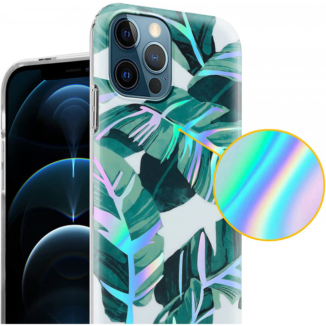 Cadorabo iPhone 12 Pro Max Θήκη Σιλικόνης TPU - Banana Leaves