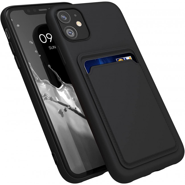 KW iPhone 11 Θήκη Σιλικόνης TPU - Black - 55114.01