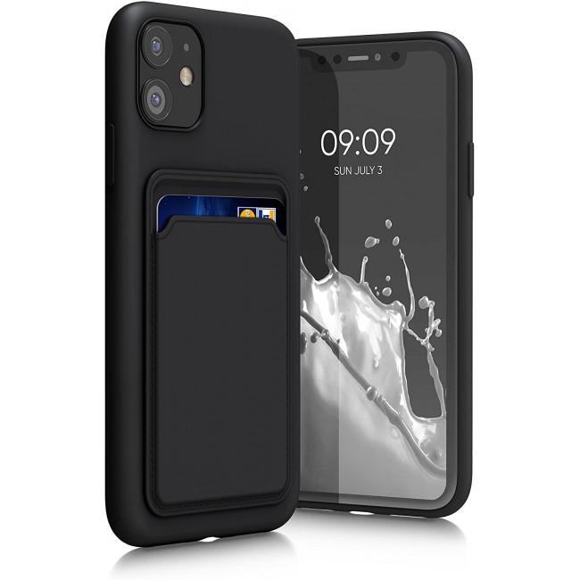 KW iPhone 11 Θήκη Σιλικόνης TPU - Black - 55114.01