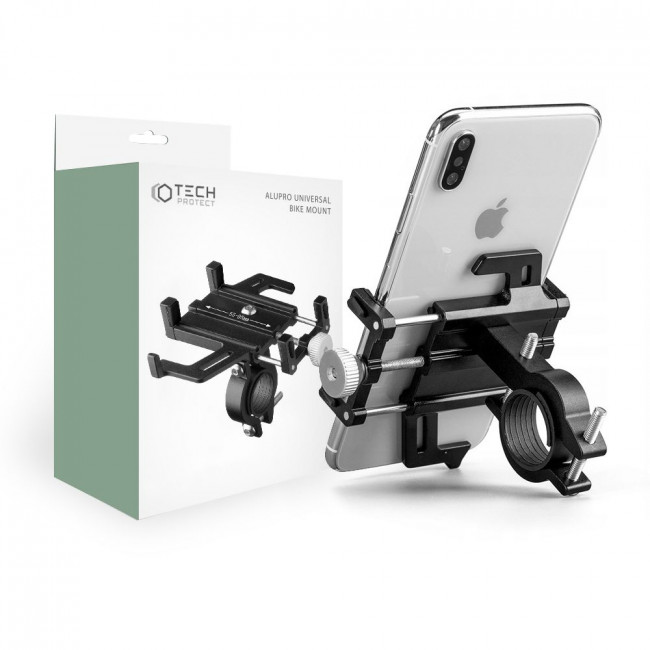 Tech-Protect AluPro Bike Mount Universal Βάση Κινητού για Ποδήλατο - Black