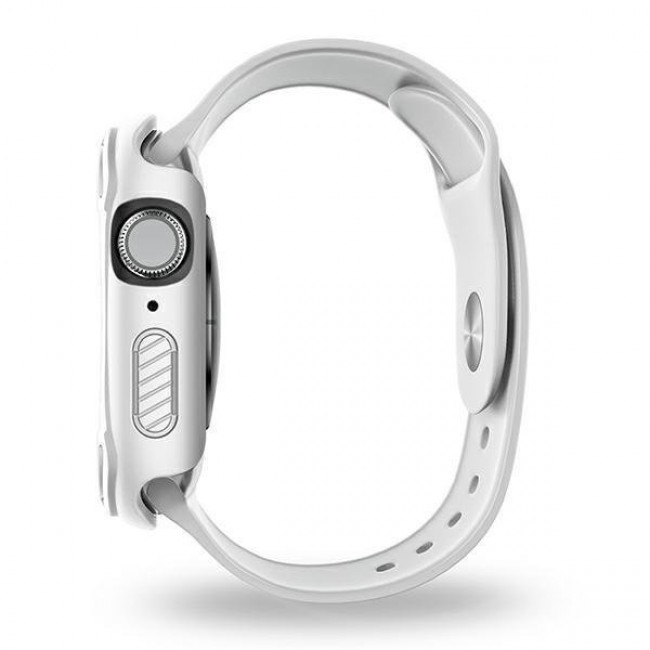 UNIQ Θήκη Apple Watch 4 / 5 / 6 / SE / SE 2 44mm Torres με Αντιχαρακτικό γυαλί 9H - Dove White