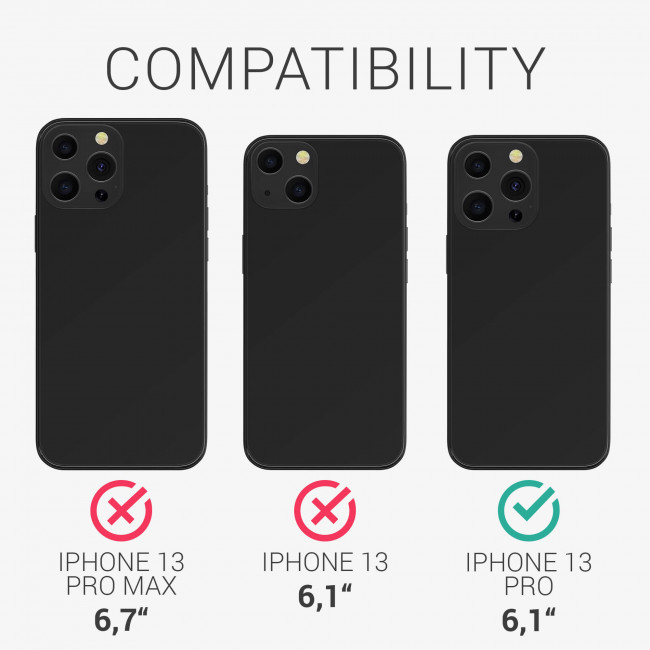 KW iPhone 13 Pro Θήκη Σιλικόνης TPU με Ενισχυμένες Γωνίες - Διάφανη - 55960.03