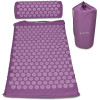 Navaris 2-in-1 Acupressure Mat and Pillow Set Σετ 2 σε 1 Χαλάκι και Μαξιλάρι Μασάζ - Berry - 43899.26