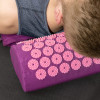 Navaris 2-in-1 Acupressure Mat and Pillow Set Σετ 2 σε 1 Χαλάκι και Μαξιλάρι Μασάζ - Berry - 43899.26