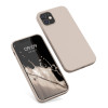 KW iPhone 12 / iPhone 12 Pro Θήκη Σιλικόνης TPU - Beige Matte - 53938.96