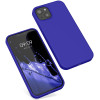 KW iPhone 13 Θήκη Σιλικόνης Rubberized TPU - Royal Blue - 55878.134