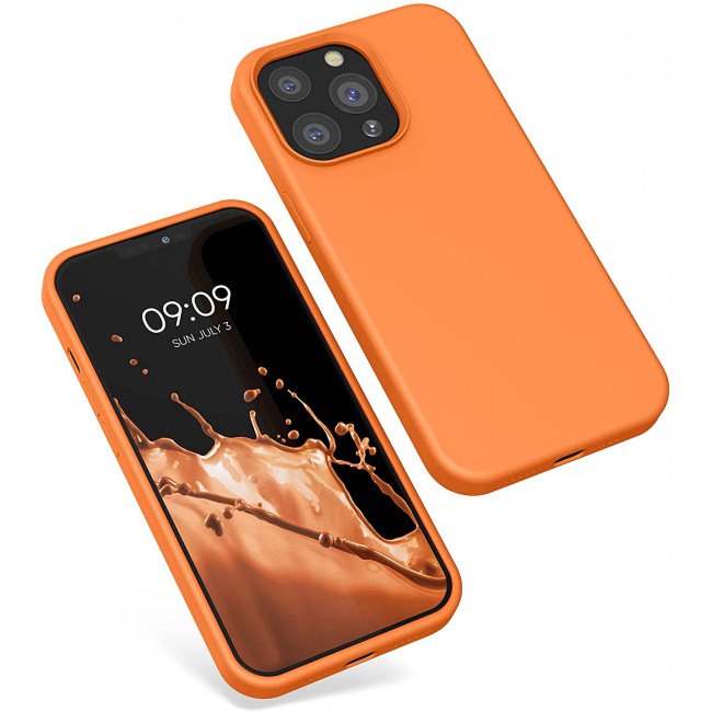 KW iPhone 13 Pro Θήκη Σιλικόνης Rubberized TPU - Cosmic Orange - 55880.150